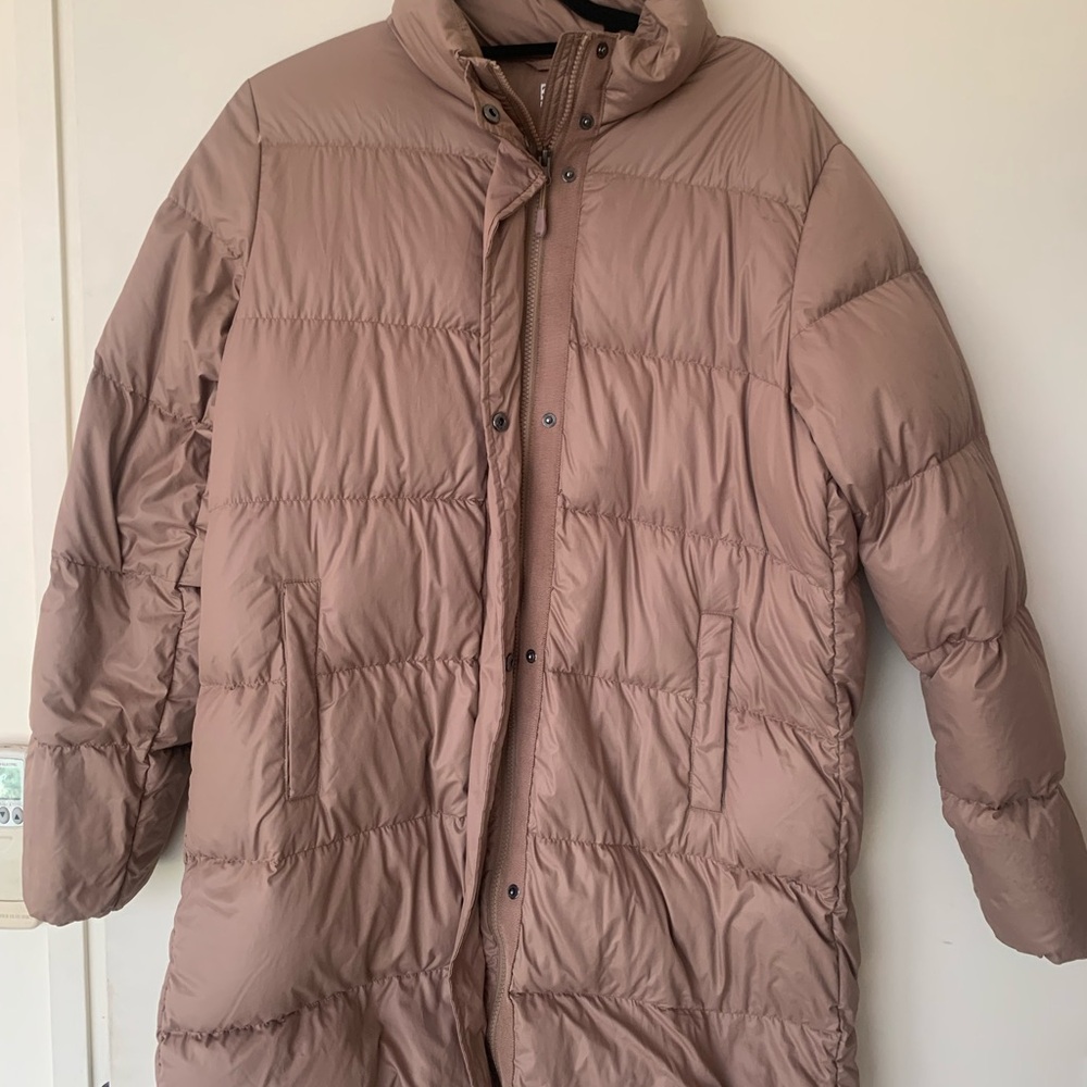 Stylish Tan Puffer Coat